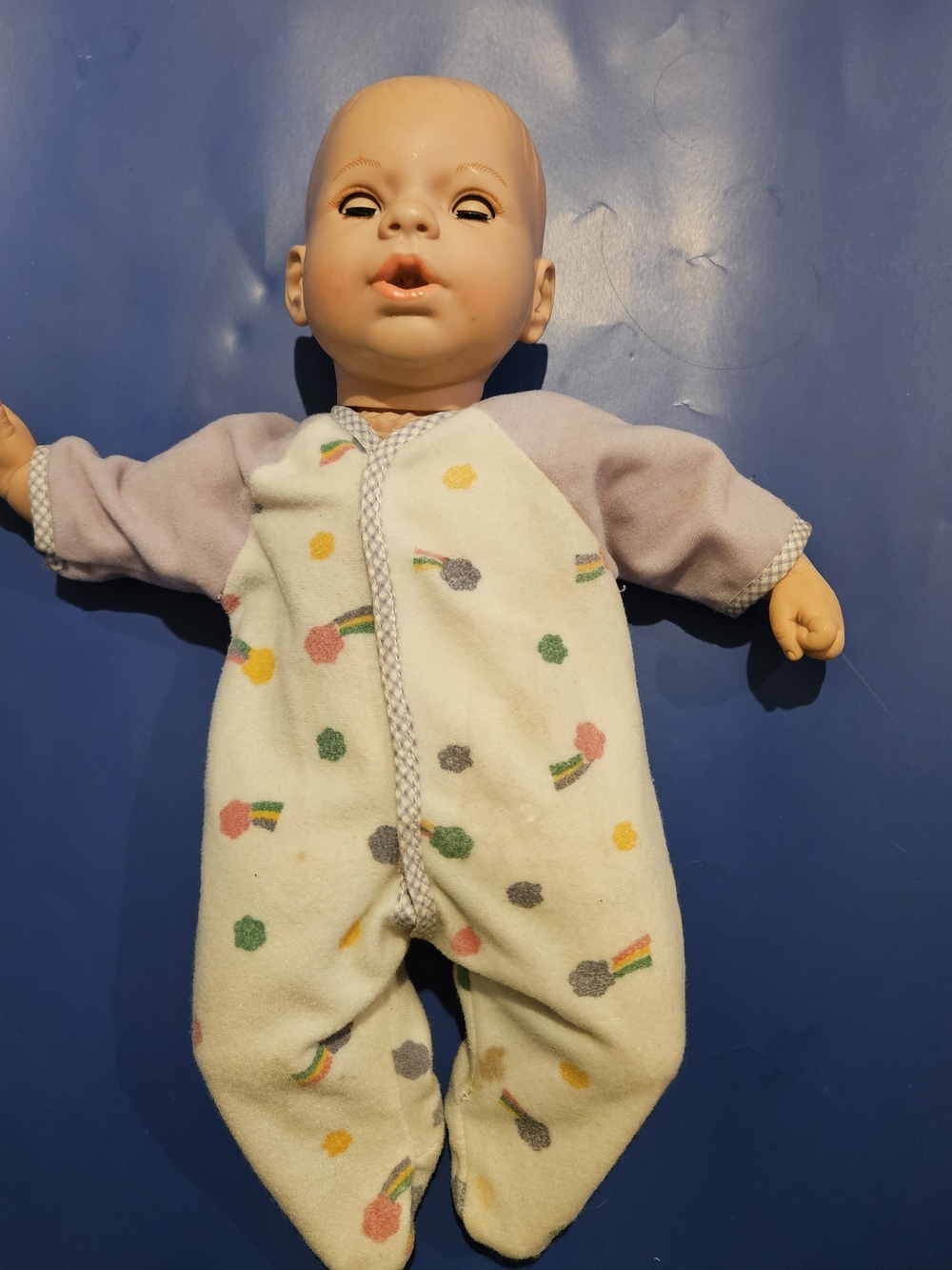 Vintage Madame Alexander Soft Cloth Body Baby Doll – 12" Thumb Sucker